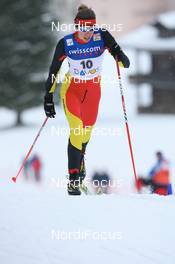 08.12.2007, Davos (SUI): Laura Orgue (ESP) - FIS World Cup cross-country, 10km women - Davos (SUI). www.nordicfocus.com. c Manzoni/NordicFocus. Every downloaded picture is fee-liable.
