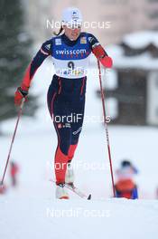 08.12.2007, Davos (SUI): Caroline Weibel (FRA) - FIS World Cup cross-country, 10km women - Davos (SUI). www.nordicfocus.com. c Manzoni/NordicFocus. Every downloaded picture is fee-liable.