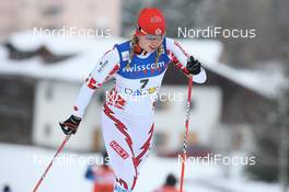 08.12.2007, Davos (SUI): Chandra Crawford (CAN) - FIS World Cup cross-country, 10km women - Davos (SUI). www.nordicfocus.com. c Manzoni/NordicFocus. Every downloaded picture is fee-liable.
