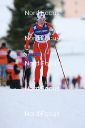 08.12.2007, Davos (SUI): Kristin Stoermer Steira (NOR) - FIS World Cup cross-country, 10km women - Davos (SUI). www.nordicfocus.com. c Manzoni/NordicFocus. Every downloaded picture is fee-liable.