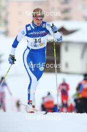 08.12.2007, Davos (SUI): Virpi Kuitunen (FIN) - FIS World Cup cross-country, 10km women - Davos (SUI). www.nordicfocus.com. c Manzoni/NordicFocus. Every downloaded picture is fee-liable.