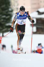 08.12.2007, Davos (SUI): Katrin Zeller (GER) - FIS World Cup cross-country, 10km women - Davos (SUI). www.nordicfocus.com. c Manzoni/NordicFocus. Every downloaded picture is fee-liable.
