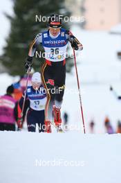 08.12.2007, Davos (SUI): Manuela Henkel (GER) - FIS World Cup cross-country, 10km women - Davos (SUI). www.nordicfocus.com. c Manzoni/NordicFocus. Every downloaded picture is fee-liable.