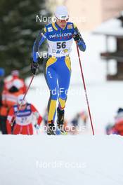 08.12.2007, Davos (SUI): Valentina Shevchenko (UKR) - FIS World Cup cross-country, 10km women - Davos (SUI). www.nordicfocus.com. c Manzoni/NordicFocus. Every downloaded picture is fee-liable.