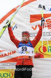 08.12.2007, Davos (SUI): Vibeke W. Skofterud (NOR) - FIS World Cup cross-country, 10km women - Davos (SUI). www.nordicfocus.com. c Manzoni/NordicFocus. Every downloaded picture is fee-liable.