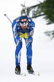 09.12.2007, Davos (SUI): Valerio Checchi (ITA) - FIS World Cup cross-country, relay men - Davos (SUI). www.nordicfocus.com. c Manzoni/NordicFocus. Every downloaded picture is fee-liable.