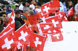 09.12.2007, Davos (SUI): fans alongside track - FIS World Cup cross-country, relay men - Davos (SUI). www.nordicfocus.com. c Manzoni/NordicFocus. Every downloaded picture is fee-liable.