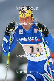 09.12.2007, Davos (SUI): Pietro Piller Cottrer (ITA) - FIS World Cup cross-country, relay men - Davos (SUI). www.nordicfocus.com. c Manzoni/NordicFocus. Every downloaded picture is fee-liable.