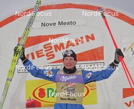 29.12.07, Nove Mesto, Czech Republic (CZE): Lukas Bauer (CZE), winner - FIS world cup cross-country, tour de ski, 15km men, Nove Mesto (CZE). www.nordicfocus.com. c Hemmersbach/NordicFocus. Every downloaded picture is fee-liable.