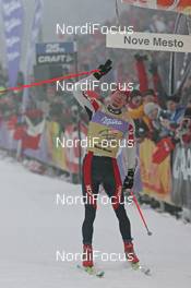 29.12.07, Nove Mesto, Czech Republic (CZE): Lukas Bauer (CZE), on the finishline - FIS world cup cross-country, tour de ski, 15km men, Nove Mesto (CZE). www.nordicfocus.com. c Hemmersbach/NordicFocus. Every downloaded picture is fee-liable.