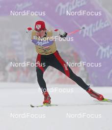 29.12.07, Nove Mesto, Czech Republic (CZE): Lukas Bauer (CZE), winner - FIS world cup cross-country, tour de ski, 15km men, Nove Mesto (CZE). www.nordicfocus.com. c Hemmersbach/NordicFocus. Every downloaded picture is fee-liable.