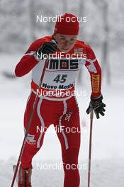 28.12.07, Nove Mesto, Czech Republic (CZE): Justyna Kowalczyk (POL)  - FIS world cup cross-country, tour de ski, prologue women, Nove Mesto (CZE). www.nordicfocus.com. c Hemmersbach/NordicFocus. Every downloaded picture is fee-liable.