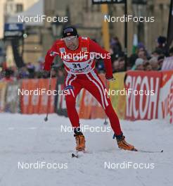 30.12.07, Prag, Czech Republic (CZE): Odd-Bjoern Hjelmeset (NOR)  - FIS world cup cross-country, tour de ski, individual sprint, Prag (CZE). www.nordicfocus.com. c Hemmersbach/NordicFocus. Every downloaded picture is fee-liable.