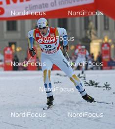 30.12.07, Prag, Czech Republic (CZE): Mats Larsson (SWE)  - FIS world cup cross-country, tour de ski, individual sprint, Prag (CZE). www.nordicfocus.com. c Hemmersbach/NordicFocus. Every downloaded picture is fee-liable.