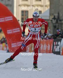 30.12.07, Prag, Czech Republic (CZE): Petter Northug (NOR)  - FIS world cup cross-country, tour de ski, individual sprint, Prag (CZE). www.nordicfocus.com. c Hemmersbach/NordicFocus. Every downloaded picture is fee-liable.