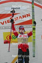 30.12.07, Prag, Czech Republic (CZE): Marit Bjoergen (NOR), current Tour-Leader - FIS world cup cross-country, tour de ski, individual sprint, Prag (CZE). www.nordicfocus.com. c Hemmersbach/NordicFocus. Every downloaded picture is fee-liable.