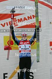 30.12.07, Prag, Czech Republic (CZE): Arianna Follis (ITA), winner - FIS world cup cross-country, tour de ski, individual sprint, Prag (CZE). www.nordicfocus.com. c Hemmersbach/NordicFocus. Every downloaded picture is fee-liable.