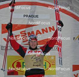 30.12.07, Prag, Czech Republic (CZE): Simen Oestensen (NOR), current Tour-Leader - FIS world cup cross-country, tour de ski, individual sprint, Prag (CZE). www.nordicfocus.com. c Hemmersbach/NordicFocus. Every downloaded picture is fee-liable.