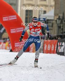 30.12.07, Prag, Czech Republic (CZE): Aino Kaisa Saarinen (FIN)  - FIS world cup cross-country, tour de ski, individual sprint, Prag (CZE). www.nordicfocus.com. c Hemmersbach/NordicFocus. Every downloaded picture is fee-liable.