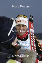 30.11.2007, Kuusamo, Finland (FIN): Ronny Ackermann (GER), emotion, interview - FIS world cup nordic combined, individual gundersen, Kuusamo (FIN). www.nordicfocus.com. c Felgenhauer/NordicFocus. Every downloaded picture is fee-liable.