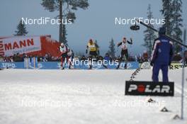 01.12.2007, Kuusamo, Finland (FIN): l-r: Bill Demong (USA), Ronny Ackermann (GER), Bjoern Kircheisen (GER),, - FIS world cup nordic combined, sprint, Kuusamo (FIN). www.nordicfocus.com. c Felgenhauer/NordicFocus. Every downloaded picture is fee-liable.