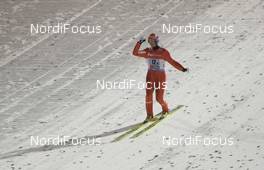 30.11.2007, Kuusamo, Finland (FIN): Roar Ljoekelsoey (NOR) - FIS world cup ski jumping, teamevent, Kuusamo (FIN). www.nordicfocus.com. c Furtner/NordicFocus. Every downloaded picture is fee-liable.