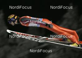 30.11.2007, Kuusamo, Finland (FIN): Janne Ahonen (FIN) - FIS world cup ski jumping, teamevent, Kuusamo (FIN). www.nordicfocus.com. c Furtner/NordicFocus. Every downloaded picture is fee-liable.