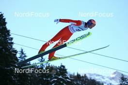 21.12.2007, Engelberg, Switzerland (SUI): Roar Ljoekelsoey (NOR) - FIS world cup ski jumping, individual HS137, qualification, Engelberg (SUI). www.nordicfocus.com. c Manzoni/NordicFocus. Every downloaded picture is fee-liable.