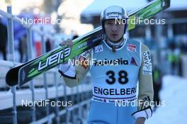 21.12.2007, Engelberg, Switzerland (SUI): Robert Kranjec (SLO) - FIS world cup ski jumping, individual HS137, qualification, Engelberg (SUI). www.nordicfocus.com. c Manzoni/NordicFocus. Every downloaded picture is fee-liable.