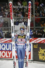 30.12.2007, Oberstdorf, Germany (GER): 3rd: Janne Ahonen (FIN) - FIS world cup ski jumping, four hills tournament, individual HS137, Oberstdorf (GER). www.nordicfocus.com. c Furtner/NordicFocus. Every downloaded picture is fee-liable.