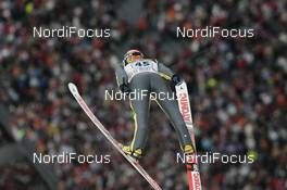 30.12.2007, Oberstdorf, Germany (GER): Matti Hautamaeki (FIN) - FIS world cup ski jumping, four hills tournament, individual HS137, Oberstdorf (GER). www.nordicfocus.com. c Furtner/NordicFocus. Every downloaded picture is fee-liable.