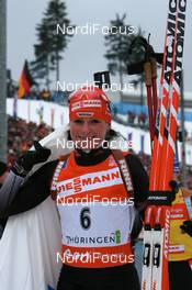 06.01.2008, Oberhof, Germany (GER): Andrea Henkel (GER) - IBU World Cup biathlon, mass women - Oberhof (GER). www.nordicfocus.com. c Manzoni/NordicFocus. Every downloaded picture is fee-liable.