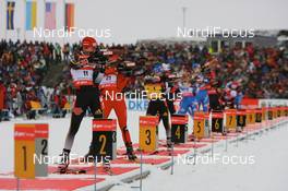 06.01.2008, Oberhof, Germany (GER): Sabrina Buchholz (GER) at the range - IBU World Cup biathlon, mass women - Oberhof (GER). www.nordicfocus.com. c Manzoni/NordicFocus. Every downloaded picture is fee-liable.