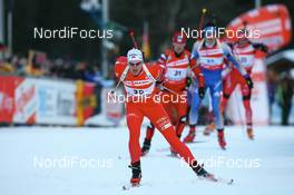 13.01.2008, Ruhpolding, Germany (GER): Lars Berger (NOR) - IBU world cup biathlon, pursuit men, Ruhpolding (GER). www.nordicfocus.com. c Manzoni/NordicFocus. Every downloaded picture is fee-liable.