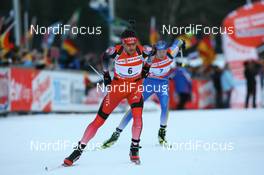 13.01.2008, Ruhpolding, Germany (GER): Simon Hallenbarter (SUI) - IBU world cup biathlon, pursuit men, Ruhpolding (GER). www.nordicfocus.com. c Manzoni/NordicFocus. Every downloaded picture is fee-liable.