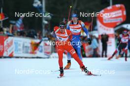 13.01.2008, Ruhpolding, Germany (GER): Emil Hegle Svendsen (NOR) - IBU world cup biathlon, pursuit men, Ruhpolding (GER). www.nordicfocus.com. c Manzoni/NordicFocus. Every downloaded picture is fee-liable.