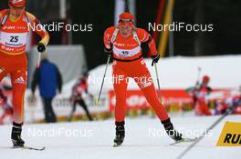 13.01.2008, Ruhpolding, Germany (GER): Tora Berger (NOR) - IBU world cup biathlon, pursuit women, Ruhpolding (GER). www.nordicfocus.com. c Manzoni/NordicFocus. Every downloaded picture is fee-liable.