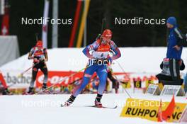 13.01.2008, Ruhpolding, Germany (GER): Ekaterina Iourieva (RUS) - IBU world cup biathlon, pursuit women, Ruhpolding (GER). www.nordicfocus.com. c Manzoni/NordicFocus. Every downloaded picture is fee-liable.