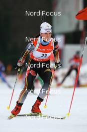 13.01.2008, Ruhpolding, Germany (GER): Kathrin Hitzer (GER) - IBU world cup biathlon, pursuit women, Ruhpolding (GER). www.nordicfocus.com. c Manzoni/NordicFocus. Every downloaded picture is fee-liable.