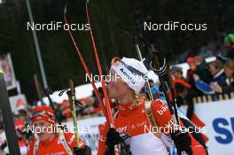 13.01.2008, Ruhpolding, Germany (GER): Solveig Rogstad (NOR) - IBU world cup biathlon, pursuit women, Ruhpolding (GER). www.nordicfocus.com. c Manzoni/NordicFocus. Every downloaded picture is fee-liable.