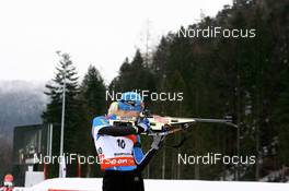 13.01.2008, Ruhpolding, Germany (GER): Kaisa Maekaeraeinen (FIN) - IBU world cup biathlon, pursuit women, Ruhpolding (GER). www.nordicfocus.com. c Manzoni/NordicFocus. Every downloaded picture is fee-liable.