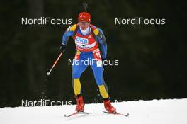 12.01.2008, Ruhpolding, Germany (GER): Oleg Berezhnoy (UKR) - IBU world cup biathlon, sprint men, Ruhpolding (GER). www.nordicfocus.com. c Manzoni/NordicFocus. Every downloaded picture is fee-liable.