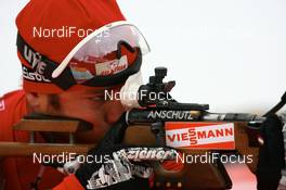 12.01.2008, Ruhpolding, Germany (GER): Daniel Mesotitsch (AUT) - IBU world cup biathlon, sprint men, Ruhpolding (GER). www.nordicfocus.com. c Manzoni/NordicFocus. Every downloaded picture is fee-liable.