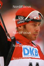12.01.2008, Ruhpolding, Germany (GER): Daniel Mesotitsch (AUT) - IBU world cup biathlon, sprint men, Ruhpolding (GER). www.nordicfocus.com. c Manzoni/NordicFocus. Every downloaded picture is fee-liable.