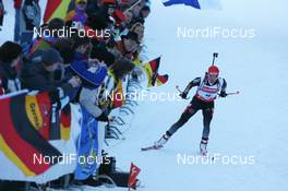 11.01.2008, Ruhpolding, Germany (GER): Andrea Henkel (GER) - IBU world cup biathlon, sprint women, Ruhpolding (GER). www.nordicfocus.com. c Manzoni/NordicFocus. Every downloaded picture is fee-liable.