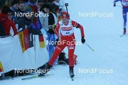 11.01.2008, Ruhpolding, Germany (GER): Tora Berger (NOR) - IBU world cup biathlon, sprint women, Ruhpolding (GER). www.nordicfocus.com. c Manzoni/NordicFocus. Every downloaded picture is fee-liable.