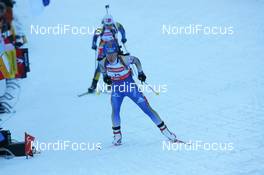 11.01.2008, Ruhpolding, Germany (GER): Sofia Domeij (SWE) - IBU world cup biathlon, sprint women, Ruhpolding (GER). www.nordicfocus.com. c Manzoni/NordicFocus. Every downloaded picture is fee-liable.