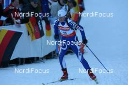 11.01.2008, Ruhpolding, Germany (GER): Karin Oberhofer (ITA) - IBU world cup biathlon, sprint women, Ruhpolding (GER). www.nordicfocus.com. c Manzoni/NordicFocus. Every downloaded picture is fee-liable.