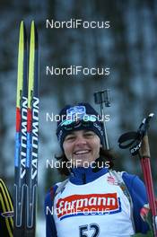 11.01.2008, Ruhpolding, Germany (GER): Sylvie Becaert (FRA) - IBU world cup biathlon, sprint women, Ruhpolding (GER). www.nordicfocus.com. c Manzoni/NordicFocus. Every downloaded picture is fee-liable.