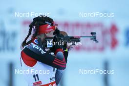 11.01.2008, Ruhpolding, Germany (GER): Selina Gasparin (SUI) - IBU world cup biathlon, sprint women, Ruhpolding (GER). www.nordicfocus.com. c Manzoni/NordicFocus. Every downloaded picture is fee-liable.
